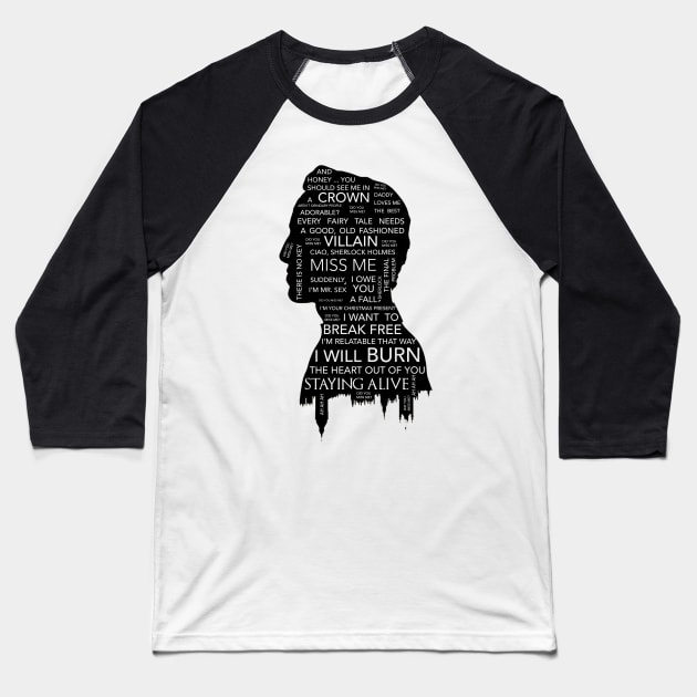 Jim Moriarty • Sherlock BBC Baseball T-Shirt by Uwaki